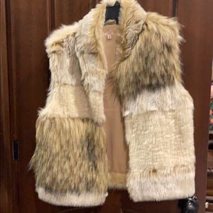 Faux Fur Vest by Reba